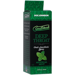 Спрей для мінету Doc Johnson GoodHead DeepThroat Spray - Mystical Mint 59 мл для глибокого мінету