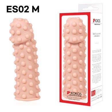 Насадка на член Kokos Extreme Sleeve ES.02 размер M, Телесный