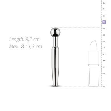 Порожнинний уретральний стимулятор Sinner Gear Unbendable &ndash; Hollow Penis Plug, довж.7,5см, діам.12мм