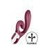 Вібратор-кролик Satisfyer Love Me Red, гнучкий, відросток з потрійним кінчиком