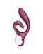 Вібратор-кролик Satisfyer Love Me Red, гнучкий, відросток з потрійним кінчиком