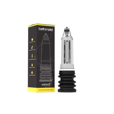 Гідропомпа Bathmate Hydro 7 Clear, для члена довижной от 12,5 до 18см, діаметр до 5см