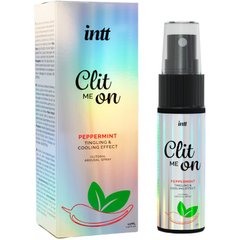 Возбуждающий спрей для клитора Intt Clit Me On Peppermint Tingling & Cooling Effect 12 мл