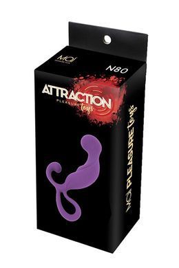 Масажери простати MAI Attraction Toys №80 Purple, довжина 13,4 см, діаметр 3,2 см