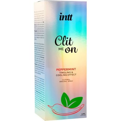 Возбуждающий спрей для клитора Intt Clit Me On Peppermint Tingling & Cooling Effect 12 мл