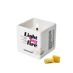 Масажна свічка Love To Love LIGHT MY FIRE Musc (80 мл) без парабенів і консервантів