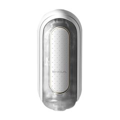 Мастурбатор Tenga Flip Zero Electronic Vibration White, змінна інтенсивність, розкладний