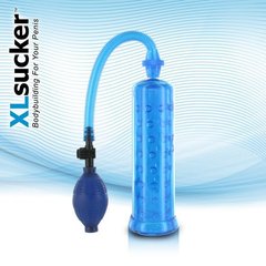 Вакуумна помпа XLsucker Penis Pump Blue для члена довжиною до 18см, діаметр до 4 см