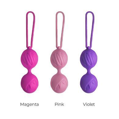 Вагінальні кульки Adrien Lastic Geisha Lastic Balls BIG Pink (L), діаметр 4 см, вага 90 гр