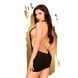 Мінісукня Penthouse Heart Rob L/XL Black, хомут, глибоке декольте, мініатюрні стрінги