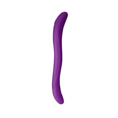 Двойной фаллоимитатор Wooomy Twoooney Semirealistic Double Dong Purple, диаметр 3 и 3,8 см