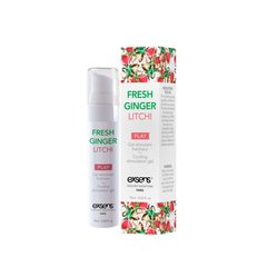 Стимулюючий гель EXSENS Kissable Fresh Ginger Litchi 15мл, можна для поцілунків, охолоджуючий