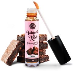 Бальзам для губ LIP GLOSS VIBRANT BROWNIE KISS GUM 18+