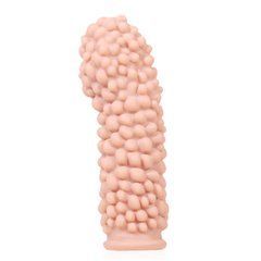 Насадка на член Kokos Extreme Sleeve ES.08 размер M, утолщающая, стимулирующий рельеф, Телесный