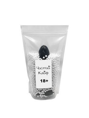 Свічка у вигляді члена Чистий Кайф Black size L, для збуджувальної атмосфери