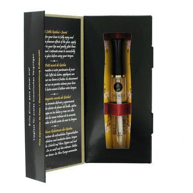 Стимулювальний блиск для губ Shunga LIPGLOSS &ndash; Sparkling Strawberry Wine (10 мл), ефект поколювання