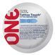 Презерватив ONE Tattoo Touch Blue, 1 шт, блакитний, з рельєфом у вигляді татуювання