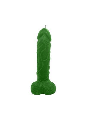 Свічка у вигляді члена Чистий Кайф Green size L, для збуджувальної атмосфери