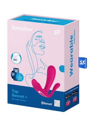 Подвійний смарт-вібратор у трусики Satisfyer Top Secret+ Pink