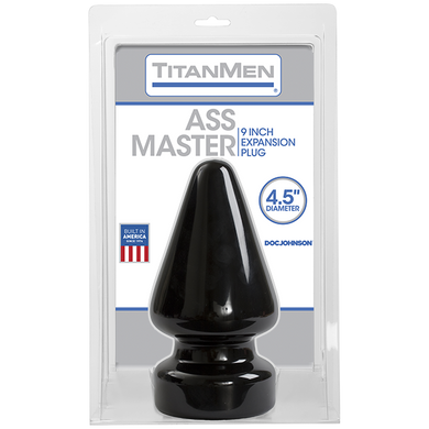 Пробка для фістингу Doc Johnson Titanmen Tools &ndash; Butt Plug &ndash; 4.5 Inch Ass Master, діаметр 11,7 см