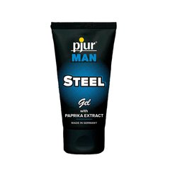 Гель для пеніса стимулювальний pjur MAN Steel Gel 50 ml з екстрактом паприки та ментолом