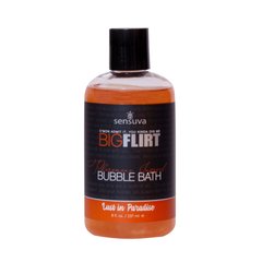 Піна для ванни Sensuva — Big Flirt Pheromone Bubble Bath — Lust in Paradise (237 мл)