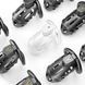 Клетка для пениса LOCKINK SEVANDA Plastic Penis Chastity Cage, черная, 3 кольца разных размеров