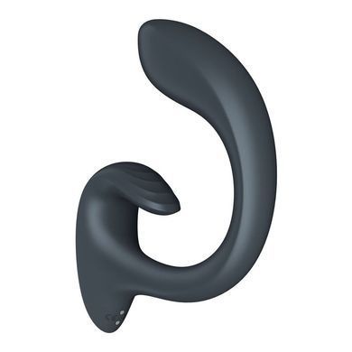 Вагинально-клиторальный вибратор Satisfyer G for Goddess 1 Dark Grey, 2 мотора