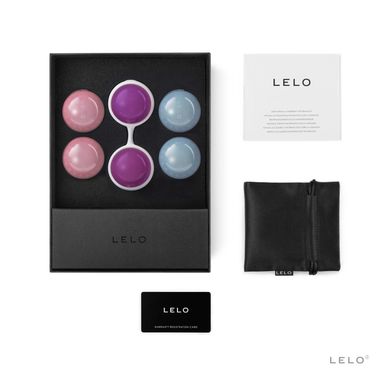 Набор вагинальных шариков LELO Beads Plus, диаметр 3,5 см, изменяемая нагрузка, 2х28, 2х37 и 2х60 г