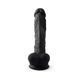 Фалоімітатор SilexD Vetus Black (MODEL 1 size 8in), двошаровий, силікон + Silexpan, діаметр 4,2см
