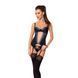 Корсет із пажами GISELE CORSET black XXL/XXXL &mdash; Passion Exclusive, трусики