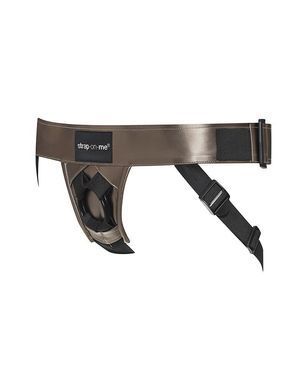 Трусы для страпона Strap-On-Me Leatherette Harness CURIOUS (м'ята упаковка!!!)