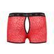 Чоловічі прозорі боксери Passion 046 SHORT PARKER S/M Red, сітка, під леопард