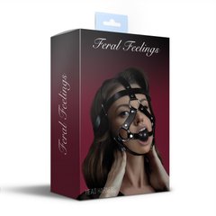 Маска сбруя с кляпом Feral Feelings Head Harness