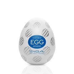 Мастурбатор-яйце Tenga Egg Sphere з багаторівневим рельєфом