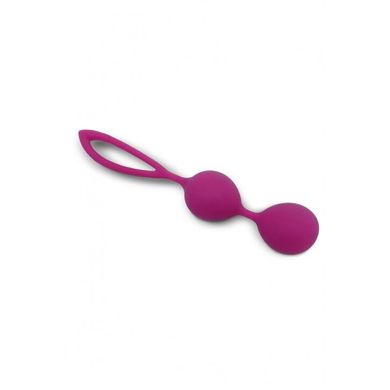 Вагинальные шарики Wooomy Taradiddle Kegel Ball, диаметр 3,5 см, масса 54 г, Розовый