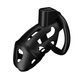 Клетка для пениса LOCKINK SEVANDA Naja-Cobra Chastity Cage Satin Black, 3 кольца разных размеров