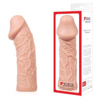 Насадка на член Kokos Extreme Sleeve ES.05 размер M, Телесный