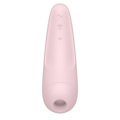 Вакуумний кліторальний стимулятор Satisfyer Curvy 2+ Pink з керуванням через інтернет