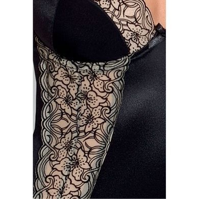 Корсет із пажами MONTANA CORSET black L/XL &mdash; Passion Exclusive, трусики