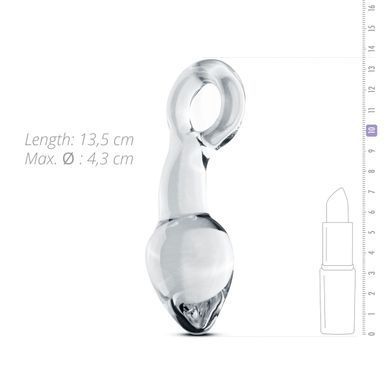 Скляний стимулятор простати Gildo Glass Prostate Plug No. 13