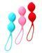Вагінальні кульки Satisfyer V Balls (3 пари), діаметр 3,4 см, маса 79-114-150г, монолітні